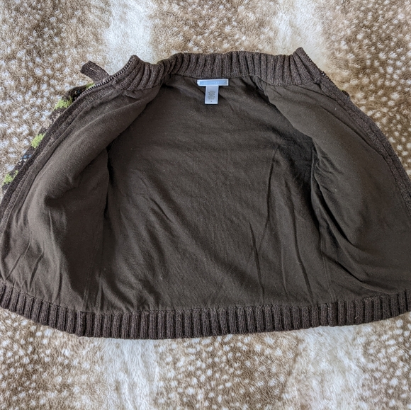 Janie & Jack cotton lined sweater. Size 6 - Picture 3 of 7